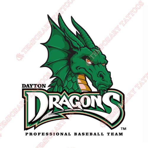 Dayton Dragons Customize Temporary Tattoos Stickers NO.8096